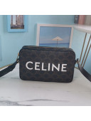 Celine Triomphe Canvas Camera Bag with CELINE Print 194502 Brown 2022