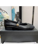 Chanel Lambskin Mary Janes Ballerinas Black 2021 80