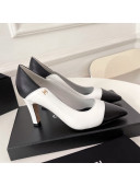 Chanel Lambskin Pumps 8.5cm White/Black 2021 60