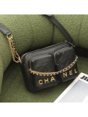 Chanel Calfskin Small Cameara Bag Black 2021 16