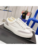 Chanel White Canvas Sneakers Gray 2022 63