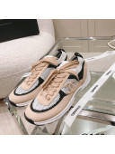 Chanel Knit & Suede Sneakers G38750 Beige 2022