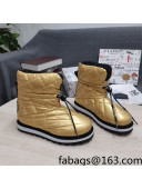 Dolce & Gabbana DG Down Snow Ankle Boots Gold 2021 11