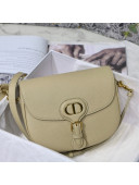 Dior Medium Bobby Grained Leather Shoulder Bag M8010 Apricot 2021