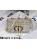 	 Dior Small Caro Bag in in Multicolor Stripes Embroidery 2021