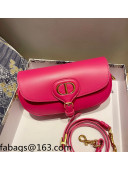 Dior Bobby East-West Bag in Smooth Leather Dark Pink 2021