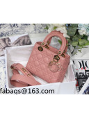 Dior Lady Dior MY ABCDior Small Bag in Light Pink Cannage Lambskin 2022 M8013 49