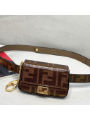 Fendi Baguette FF Nano Belt Bag Brown 2022 0136 