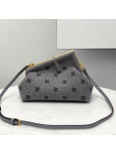 Fendi First Small Flannel Bag Grey 2021 80018M