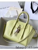 Givenchy Mini Antigona Lock Bag in Box Leather Green 2021