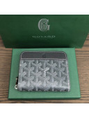 Goyard Matignon PM Short Wallet Grey 2021 10