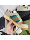 Gucci Screener GG Canvas Sneakers Green/Orange 2021 88