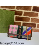 Gucci Jackie 1961 Geometric Print GG Canvas Chain Wallet 652681 2022