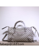 Balenciaga x Gucci GG Canvas Large Classic City Bag 681695 Beige 2021 58