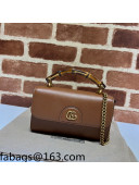 Gucci Bamboo Leather Mini Bag 675795 Brown 2022