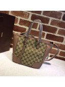 Gucci GG Canvas Mini Tote Bag 353121 Dusty Apricot 2022 