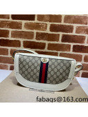 Gucci Ophidia GG Canvas Medium Bag 674096 White 2022