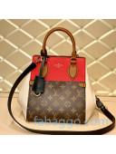 Louis Vuitton Fold Tote Bag PM M45388 Red/Cream White/Brown 2020