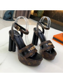 Louis Vuitton Podium Monogram Studs Platform Sandal Monogram Canvas 2021