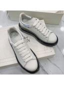 Alexander McQueen Clear Sole Sneakers White/Blue 2019