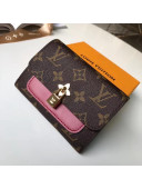 Louis Vuitton Flower Compact Wallet Raisin 2018