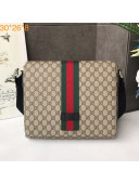 Gucci Men's GG Supreme Messenger Shoulder Bag 475432 Coffee 2019