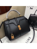 Celine Smooth Calfskin Small 16 Bag Black 2019