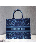 Dior Book Tote Blue KaléiDiorscopic Embroidered Bag 2019