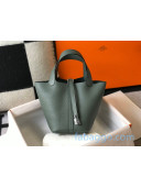 Hermes Picotin Lock Bag 18cm in Togo Calfskin Green Almond 2020