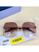 Gucci Sunglasses GG1024S Light Purple 2022