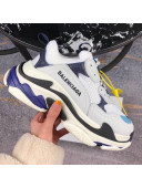 Balenciaga Triple S Sneakers Light Grey/Purple 