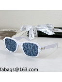 Dior Blacksuit Oblique Sunglasses Blue/White 2022