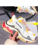 Balenciaga Triple S Sneakers Pink/Yellow