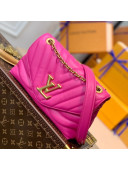 Louis Vuitton LV New Wave Chain Bag in Smooth Leather M58553 Agathe Pink 2021