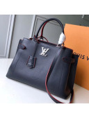 Louis Vuitton Lockme Day Tote Bag M53645 Navy/Red 2019