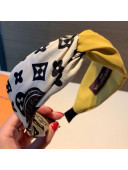 Louis Vuitton Monogram Fabric Headband Yellow 2019