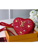 Louis Vuitton Love Lock New Wave Heart Bag M52794 Red 2019