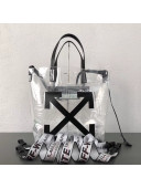 Off-White Black Leather & PVC Tote 2018