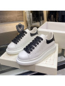 Alexander Mcqueen White Silky Calfskin Sneaker Black 01 2020 (For Women and Men)