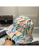 Fendi FF Vertigo Canvas Bucket Hat Multicolor 2021