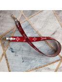 Louis Vuitton XL Monogram Bandouliere Shoulder Strap J02442 Red/Pink