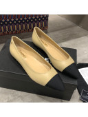 Chanel Calfskin Flat Ballerinas G35389 Beige 2019