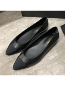 Chanel Calfskin Flat Ballerinas G35389 Black 2019