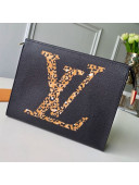 Louis Vuitton Animal Print Giant Monogram Toiletry Pouch 26 M47542 Black 2019