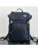 Prada Re-Nylon Backpack 2VZ135 Blue Patch 2019