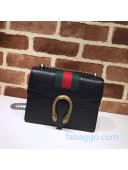 Gucci Dionysus Web Leather Mini Bag 421970 Black 2020