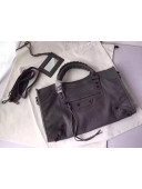 Balen...ga Classic Black City Bag 38cm Grey