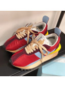 Lanvin Bumpr Nylon Sneakers Red 2021 21 (For Women and Men)