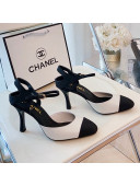 Chanel Lambskin Slingback Pumps 8.5cm White 2021