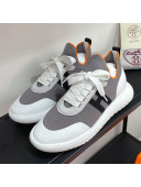 Hermes Crew Knit Sneakers Grey 2021 02